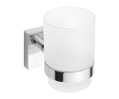Sapho X-square Sklenka, Mléčné Sklo, Chrom