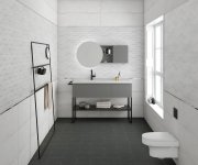 Retro dlažba Aparici Tango Anthracite Natural 59,2x59,2 Rett. - antracitová