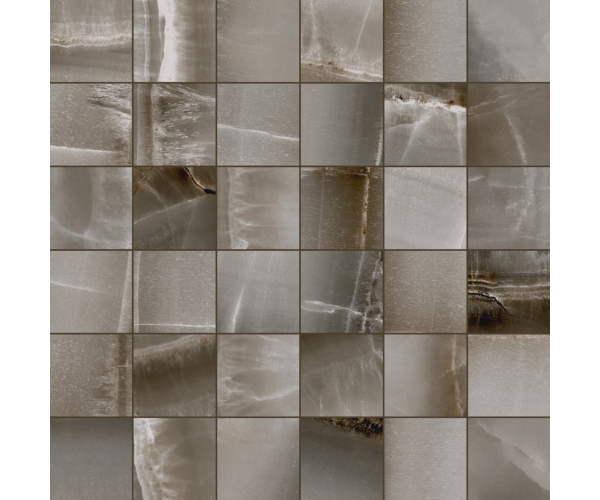 Mozaika jako mramor Sant Agostino Akoya Mosaico Akoya Ocean 30x30 - šedá