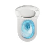 WC Chrome AquaSpin set, včetně sedátka SoftClose - WC Chrome AquaSpin set, závěsný, bílá X03121