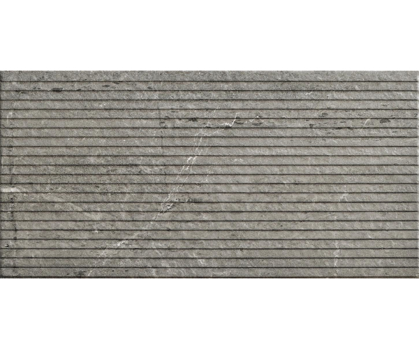 Dekor jako kámen Coem Blendstone Dark Grey Stripes 30x60 Nat. Rett. - šedá