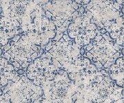 Modro-bílá vzorovaná retro dlažba Xclusive Mystique Maia 20,5x20,5