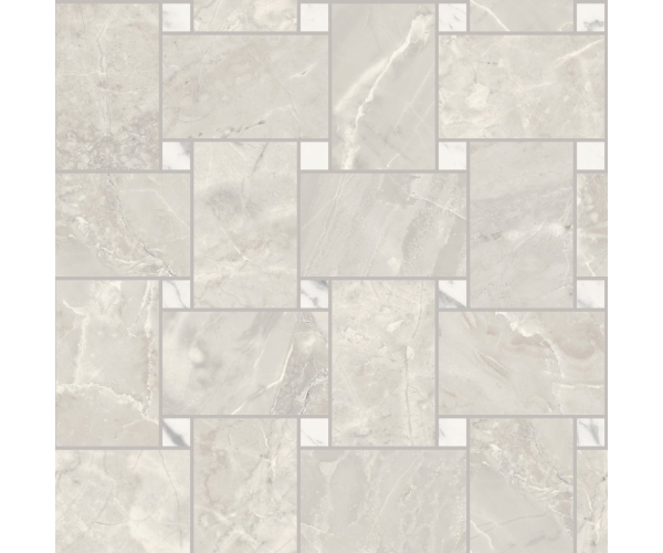 Mozaika Sant Agostino Trumarmi Maxi Re.Silver  30x30 Kry - šedá