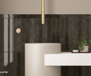 Obklad jako kámen Equipe Verticale Soot 5x40 - antracitová