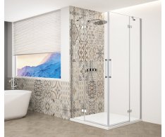 Gelco Trinity Chrome Obdélníkový Sprchový Kout 900x800mm, Rohový Vstup, čiré Sklo