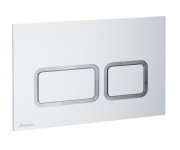 WC ovládací tlačítko Twin - WC tlačítko Twin, satin X01739