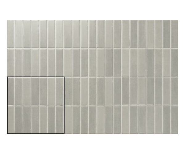 Obklad jako beton APE Acquarella Incision Grey 20X20 Matt. - šedá