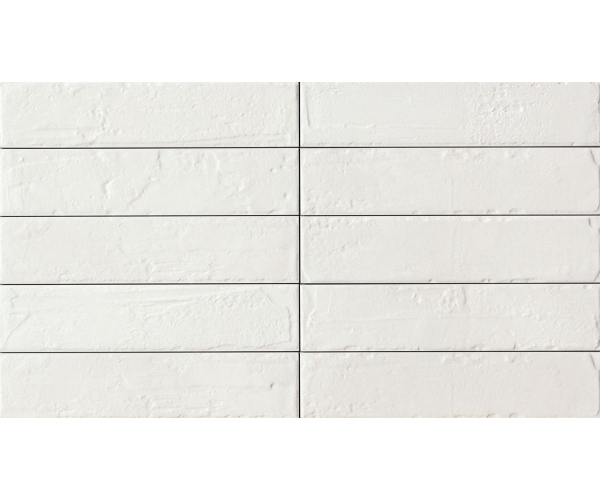 Dlažba jako cihla CIR City White 6,5x29 Matt. - bílá