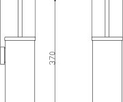 Koupelnový doplněk WC štětka COLORADO COA0501