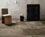 Dlažba jako kámen Fioranese Montpellier Moka 60,4x90,6 Rett. - hnědá