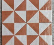 Retro dlažba Deceram PAM B-R Barroco Rosa Colour6 22,3x22,3 (skladem)