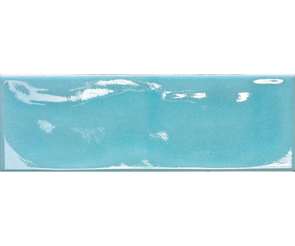 Retro obklad Tonalite Kraklé azzurro 10x30 - tyrkysová