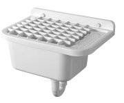 Aqualine Univerzální Rošt Pro Závěsné Výlevky, Plast, Bílá