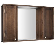 Sapho Ambra Galerka S Led Osvětlením 80x65x17cm, Mořený Smrk