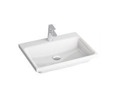 Umyvadlo Comfort - Umyvadlo Comfort 60, s otvorem pro baterii, bez přepadu, bílá