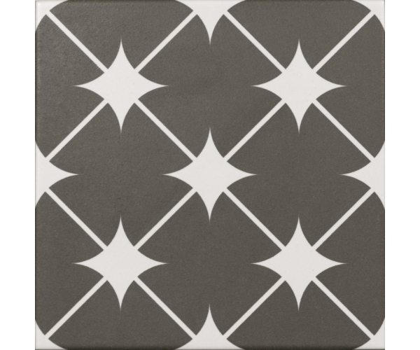 Retro dlažba El Barco Acrópolis Cronos Grey 20x20