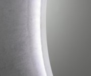 Aqualine Ursa Kulaté Zrcadlo S Led Osvětlením ø 70cm, Dotykový Senzor, Stmívatelné