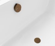 Polysan Vanová Souprava S Napouštěním, Bovden, Délka 800mm, Zátka 72mm, Měď Mat
