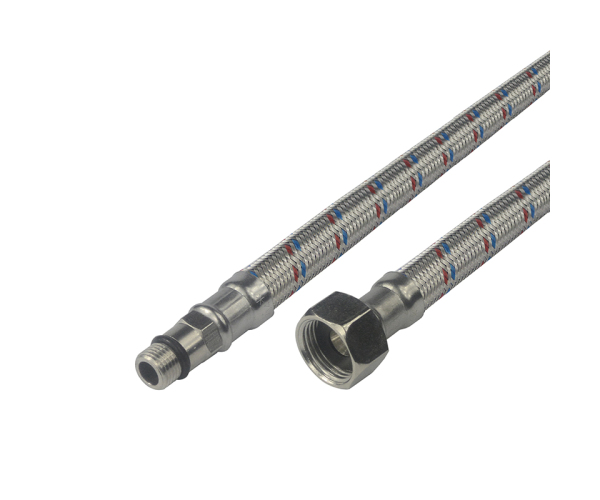 Klum Připojovací Hadice 8x12, Fxm10, 3/8" X M10 X 10mm, 25 Cm, Nerez Opletení