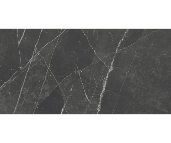 Dlažba jako mramor Marca Corona Scultorea Dark Diamond 60x120 Mat. Rett. - antracitová