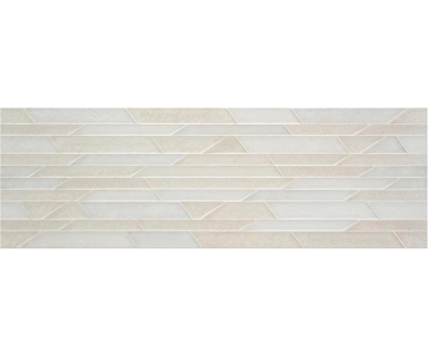 Dekor jako beton Alaplana Devan Celdas Mosaic 33,3X100 Matt. - béžová