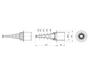 Bruckner Ht Koncovka Se Zpětnou Klapkou Pro Připojení Hadice 10-26mm, Dn40