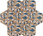 Retro dlažba Marca Corona Terracreta Dipinto Chamotte Esagono 21,6x25