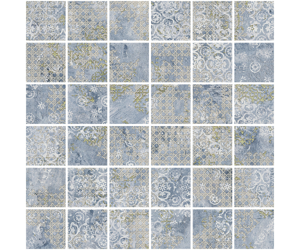 Mozaika Aparici Rug Blue Mosaico 30x30 Nat. Rett.