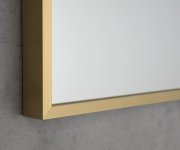 Sapho Notion Slim Zrcadlo V Rámu 60x80cm, Zlato Mat