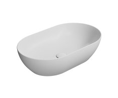 Gsi Pura Keramické Umyvadlo Na Desku 60x37cm, Bílá Mat