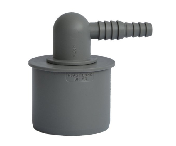 Bruckner Ht Koncovka Rohová Pro Připojení Hadice 10-13mm, Dn50