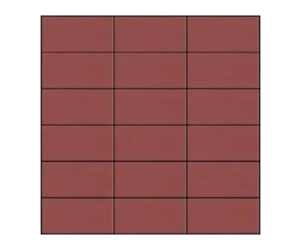 Mozaika Appiani Seta Fuoco 30x30 (5x10) Matt. - vínová