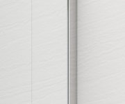 Polysan Esca Chrome Jednodílná Sprchová Zástěna K Instalaci Ke Stěně, Matné Sklo, 1000 Mm