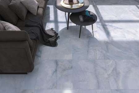 Podlaha z imitace mramoru Onix Blue Mate 60x60 (Cifre)