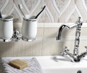 Sapho Antea Stojánková Umyvadlová Baterie S Retro Hubicí S Výpustí, Chrom