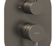 Podomítková baterie Espirit ES 065.00, s přepínačem, pro R-box - ES 065.20GB.O2.RB07E Podomítková baterie 2-cestná bez tělesa, grafit kartáčovaný X070325