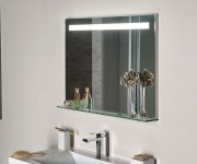 Sapho Breto Zrcadlo S Led Osvětlením A Policí 80x60,8cm