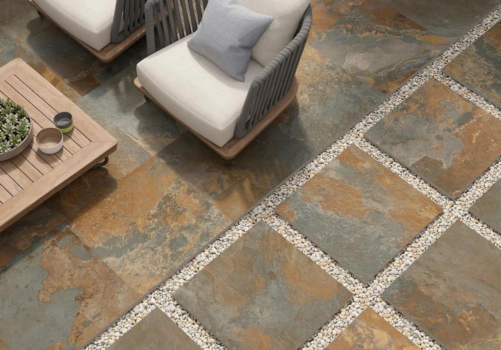 Realizace Geotiles ADZ Borba - dlažba na terase