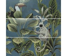 APE Silk Decor Decor Set (3) DEF Toucan Blue 40x120