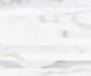 Dlažba jako mramor Codicer Vinca White Deco 33x66 - bílá