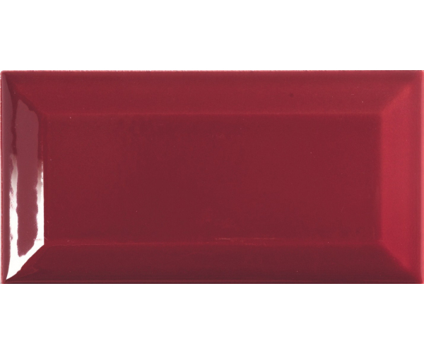 Retro obklad Tonalite Diamante Bordeaux Tavella Diamante 7,5x15 - vínová