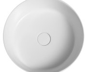 Sapho Thin Umyvadlo Na Desku, Rockstone, ø 38 Cm, Bílá Mat