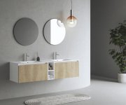 Sapho Velur Kulaté Zrcadlo S Led Podsvícením ø 80cm
