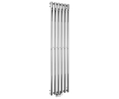 Sapho Pilon Otopné Těleso 418x1800mm, Se šesti Háčky Pro Ručník, Chrom