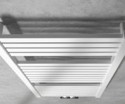 Aqualine Tondi Otopné Těleso Rovné 450x970 Mm, Středové Připojení, Bílá