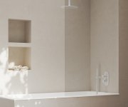 Výtokové rameno stropní - 704.11WV Sprchové rameno stropní 30 cm, White Velvet X07P689