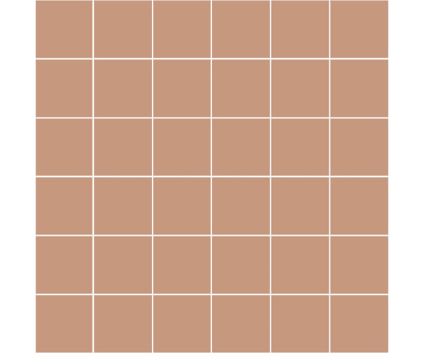 Sokl APE Four Seasons Mosaico Terracota 30x30 (5x5) Rett. - cihlová