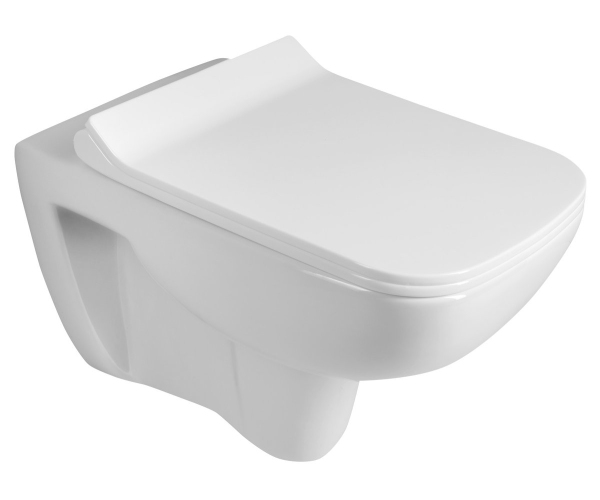 Aqualine Spazia Závěsná Wc Mísa 34x53cm, Bílá