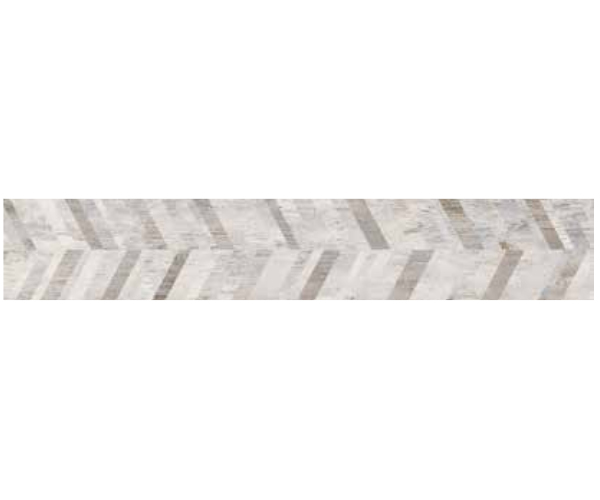 Retro dlažba Elios Stage Decori Chevron White 21x120,5 (skladem)