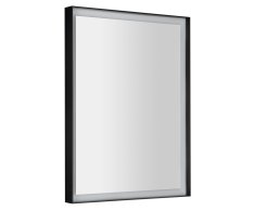 Sapho Sort Zrcadlo S Led Osvětlením 60x80cm, Senzor, 2700-6500k, černá Mat